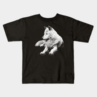 White wolf Kids T-Shirt